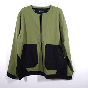 Under Armour UAS Pivot Stretch Jacket Men's Size XL Green Bomber Full Zip